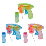 Bubble gun with light