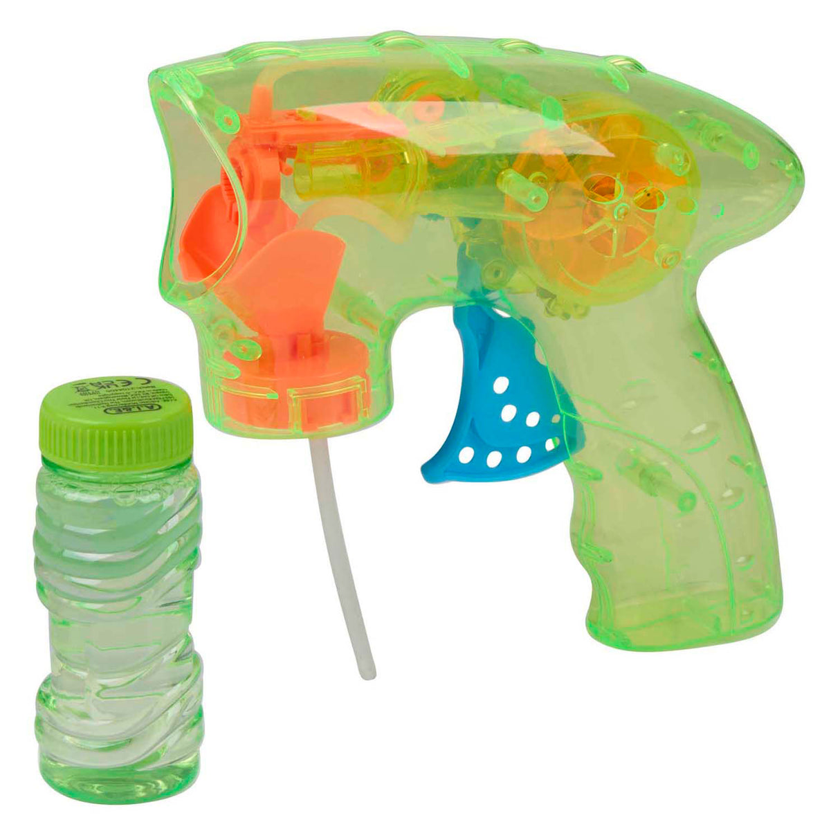Bubble gun with light