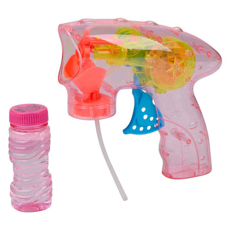 Bubble gun with light