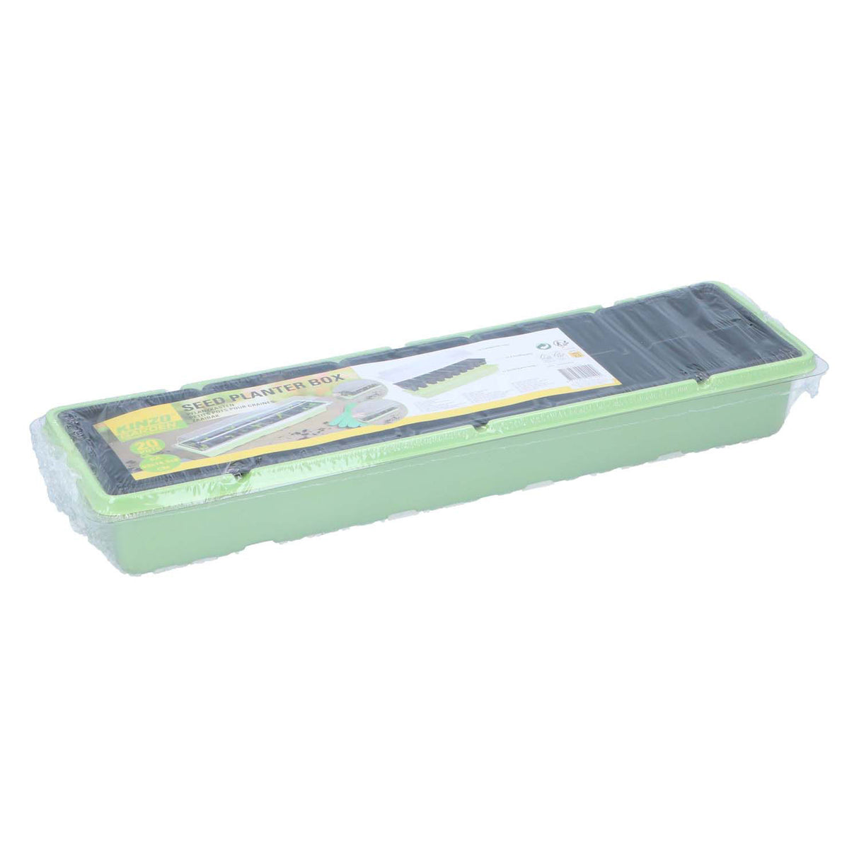 Sowing tray with 12 compartments