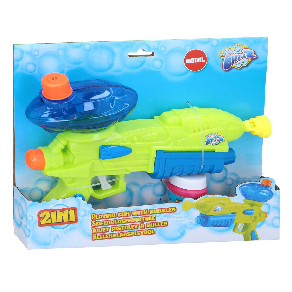 Eddy Toys Bubble Gun 2-in-1