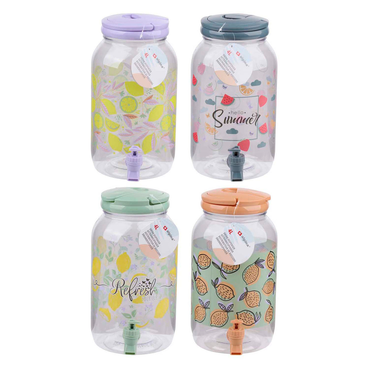 Lemonade dispenser, 4 liters