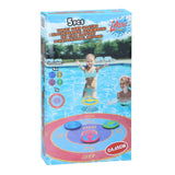 Eddy toys hádzacia hra 5-dielna - hračky do bazéna pre deti - hra na plávajúci terč s kotúčmi - hra do vody a záhrady - priemer 65 cm - viacfarebné