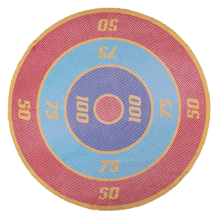 Eddy toys hádzacia hra 5-dielna - hračky do bazéna pre deti - hra na plávajúci terč s kotúčmi - hra do vody a záhrady - priemer 65 cm - viacfarebné