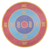 Eddy toys hádzacia hra 5-dielna - hračky do bazéna pre deti - hra na plávajúci terč s kotúčmi - hra do vody a záhrady - priemer 65 cm - viacfarebné