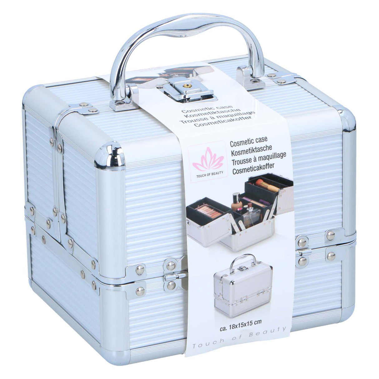 Make-up case silver