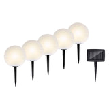 Solar garden lights, 5 pcs.