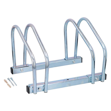 Ground wall bike rack, 2 bikes