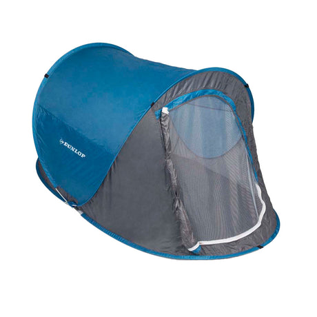 Dunlop pop-up tent for 2 people - 255x155x95 cm - quickly set up, weatherproof