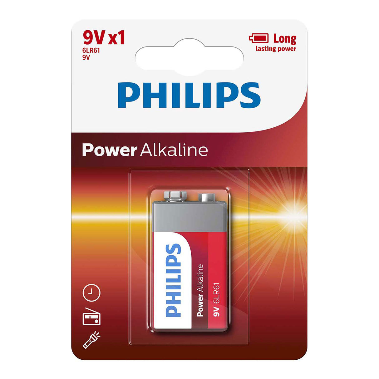 Philips 9V PowerLife battery