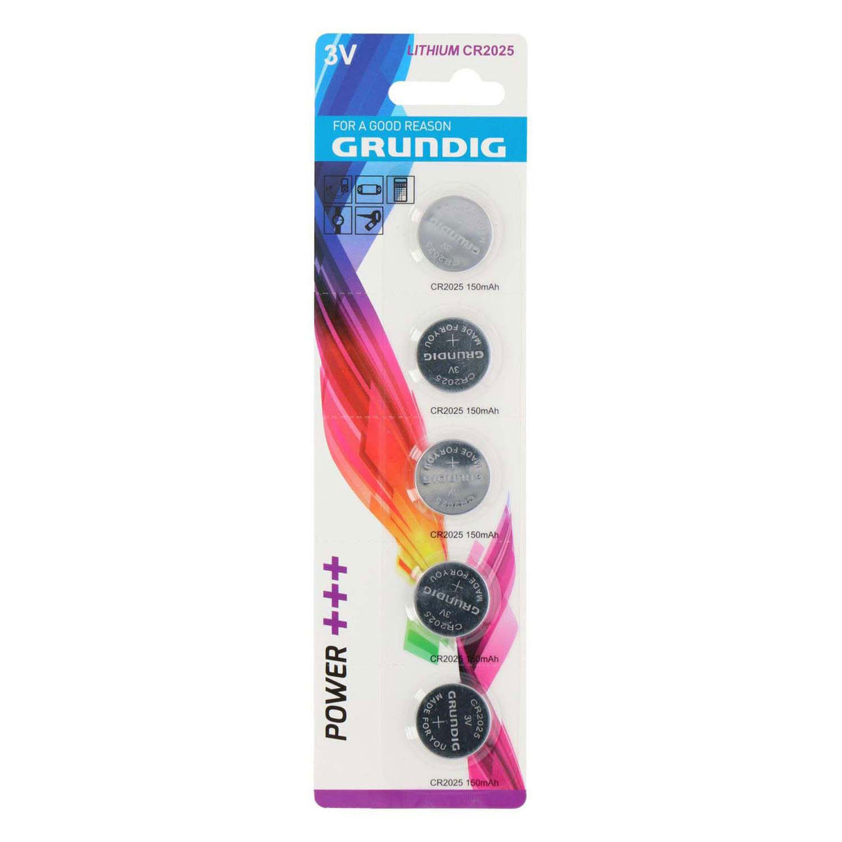Grundig button cell cr2025 - 5 pcs.