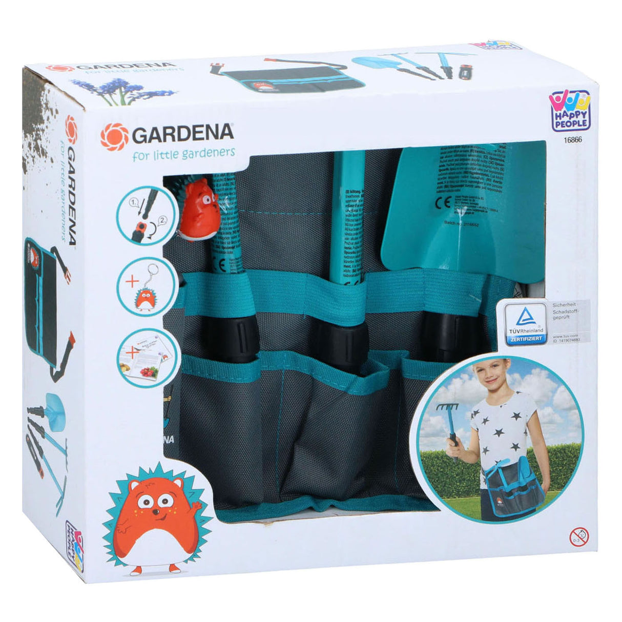 Gardena kids garden tool set with bag