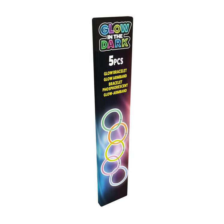 Glow in the dark bracelets - 5pc