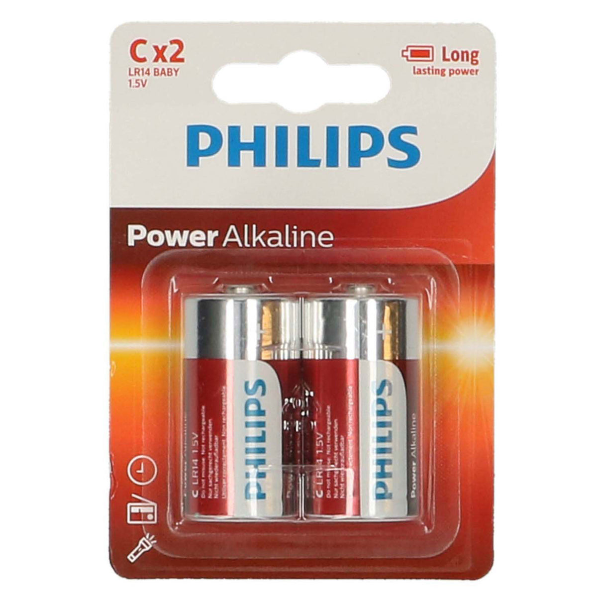 Životnosť batérií Philips LR14 C