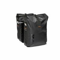 Varo vanntett dobbelt sykkelpose Black Grey 40l - Mik