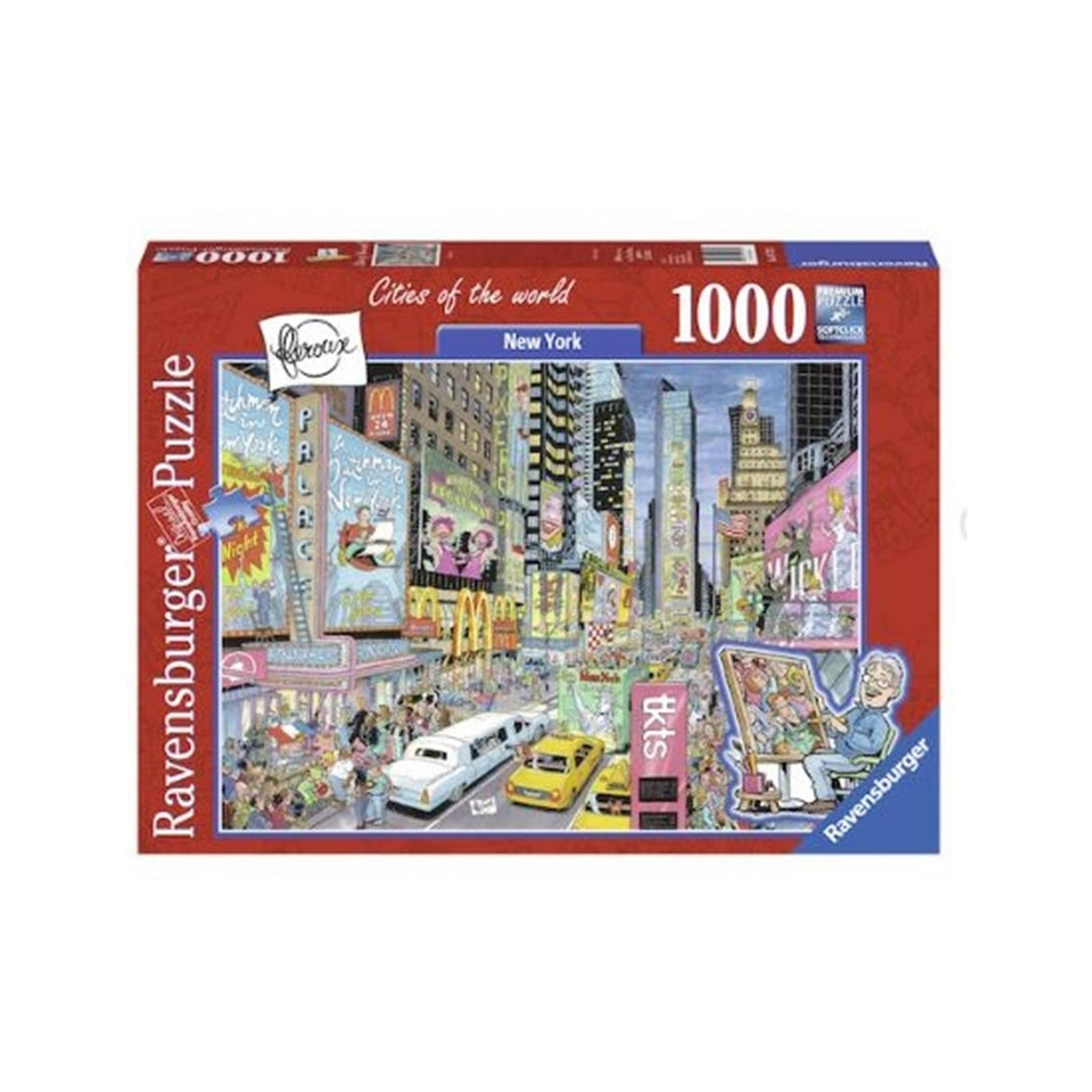 Ravensburger puzzle 1000 pieces fleroux: new york city, age: from 14 years size: approx. 50x70 cm