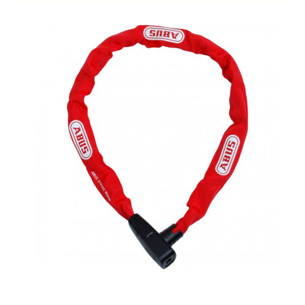 ABUS CITYCHAIN ​​6800 85 blocco della catena di biciclette rosse