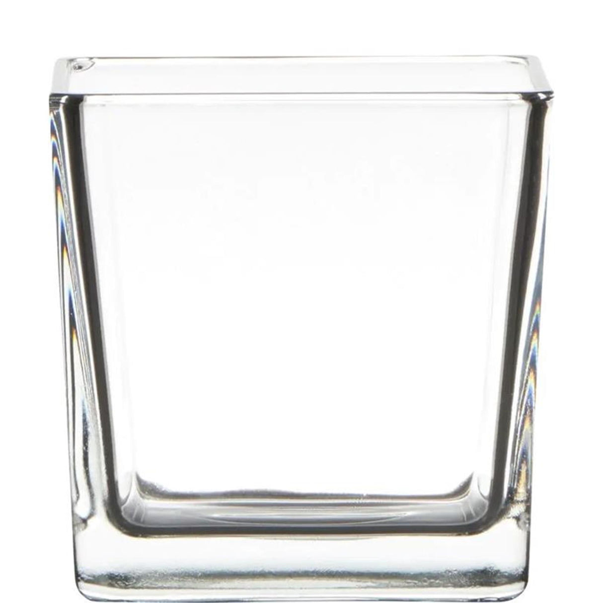 Hatchet Glas Vase Cube 10x10x10cm