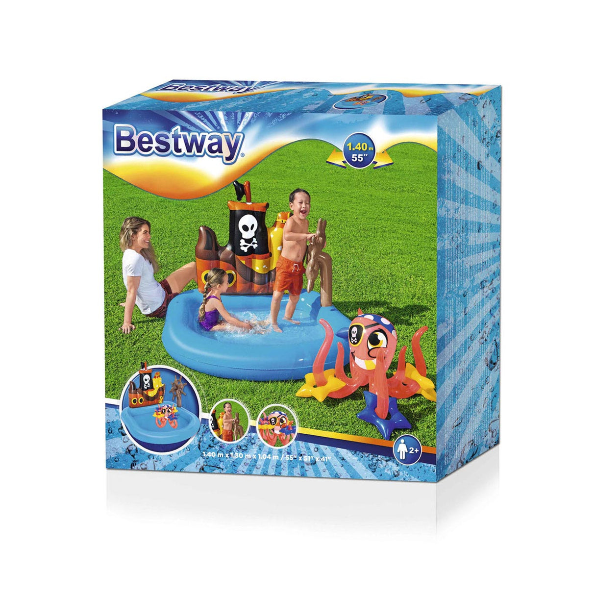 Bestway Playcenter Tugboat Pirate Pool Pool, 140x130x104cm