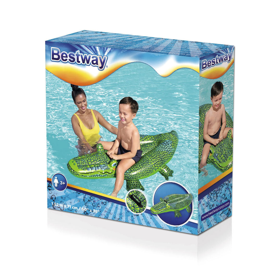 Bestway Inflatable Crocodile Ride-On