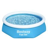 Bestway piscina set rapido gonfiabile intorno a 244x66 cm 57265