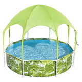 Bestway my first frame zwembad splash-in-shade play rond met uv zonnescherm, 244cm