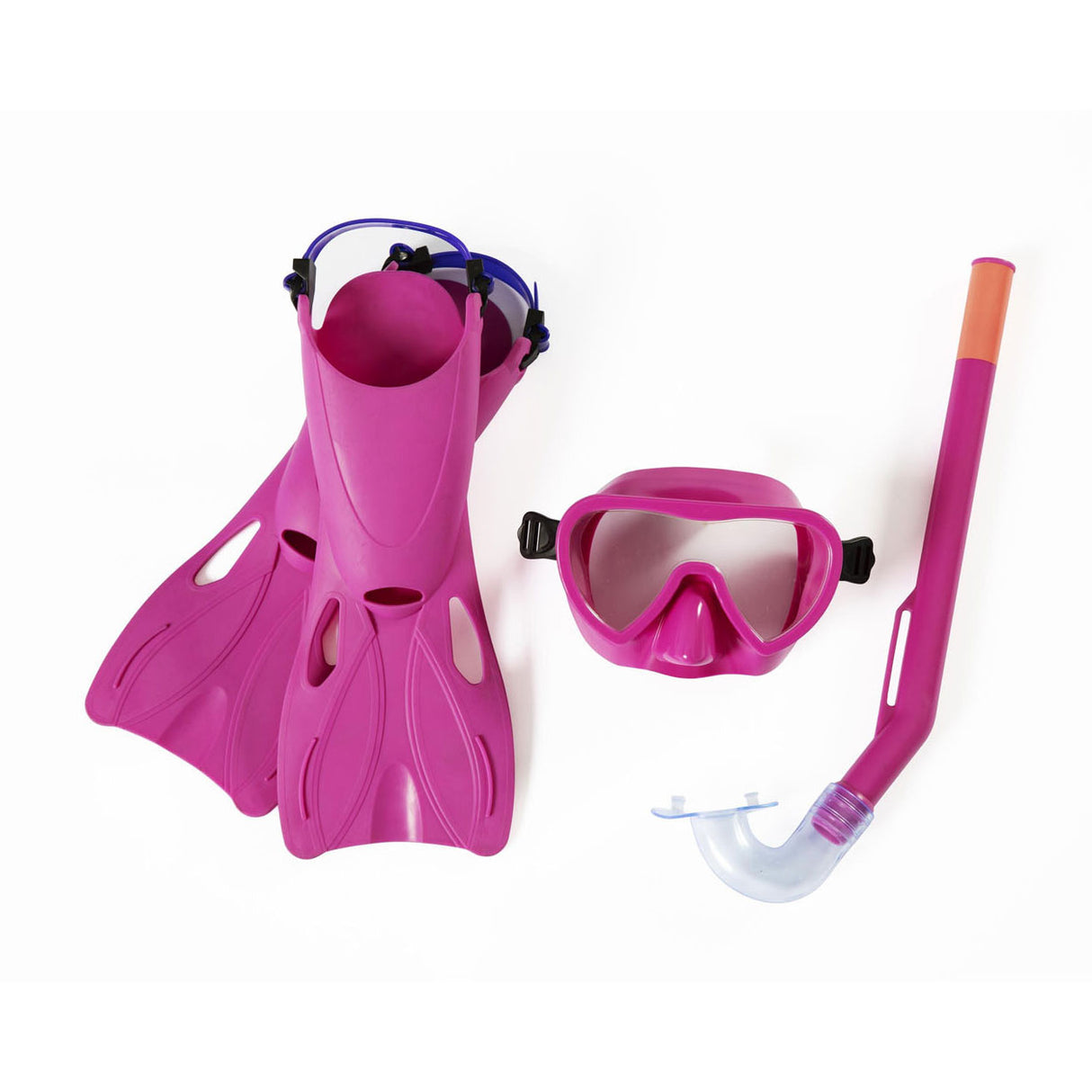 Bestway Crusader Essential Schnorchel Set rosa, 3 Joer +
