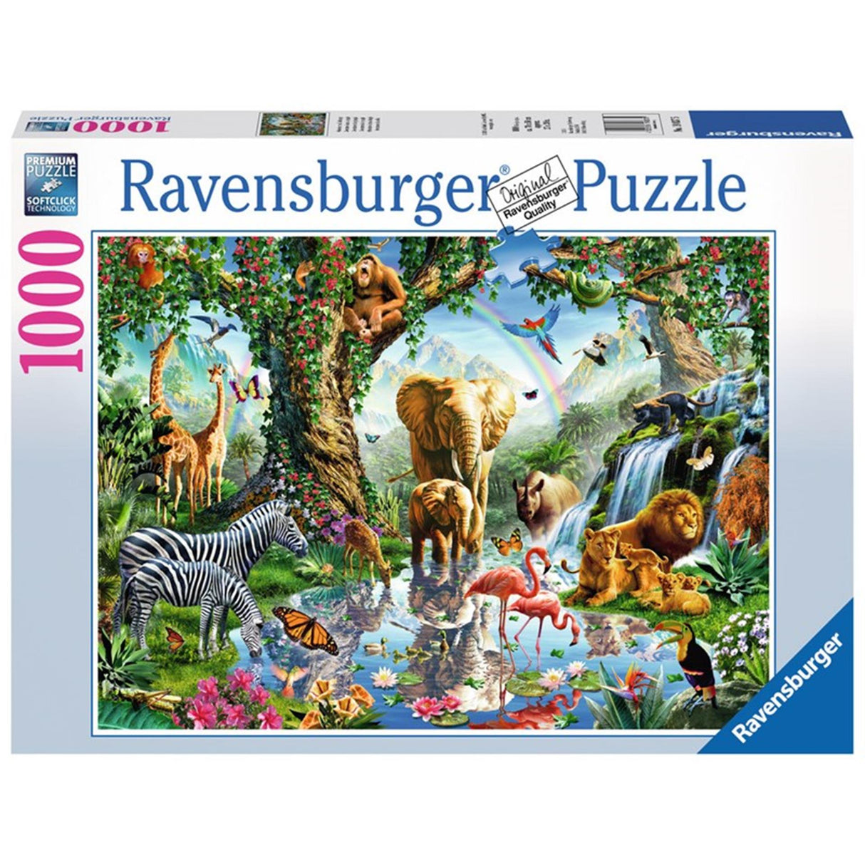 Abenteuer am Dschungel Puzzel, 1000 Stéck.