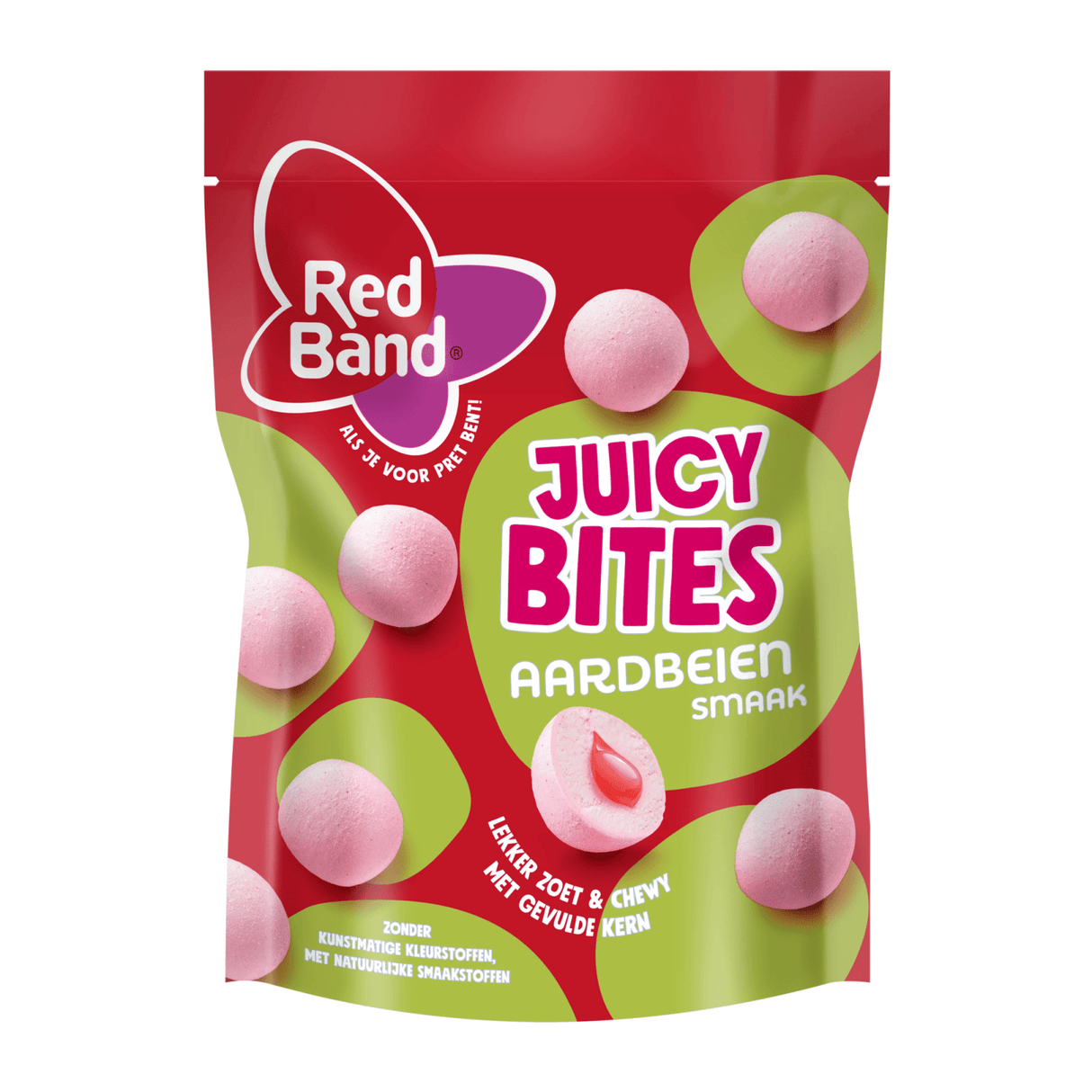Red band bites strawberry (8x 145 grams)