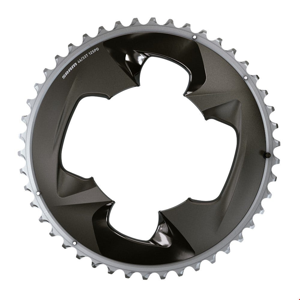 Sram chainring 48t 107 bcd force gray