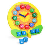 Wooden Learning Clock, 20 pcs.