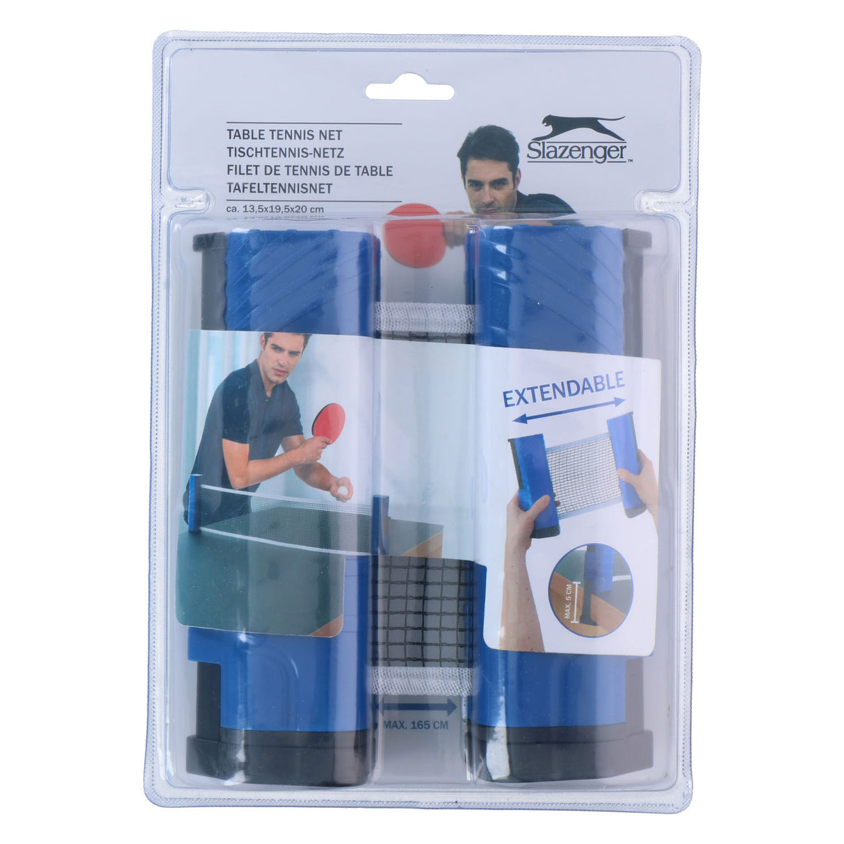 Slazenger Retractable Table Tennis Net, 165cm