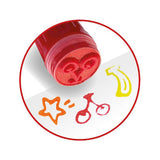 Wax Crayon med stempel, 12 ..