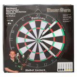 Master darts dartboard with arrows