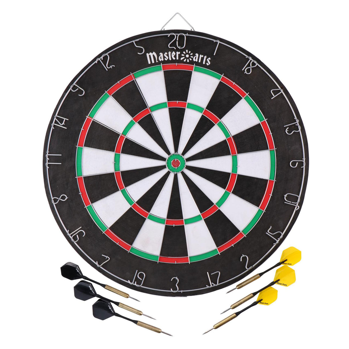 Master darts darts dartboard with arrows