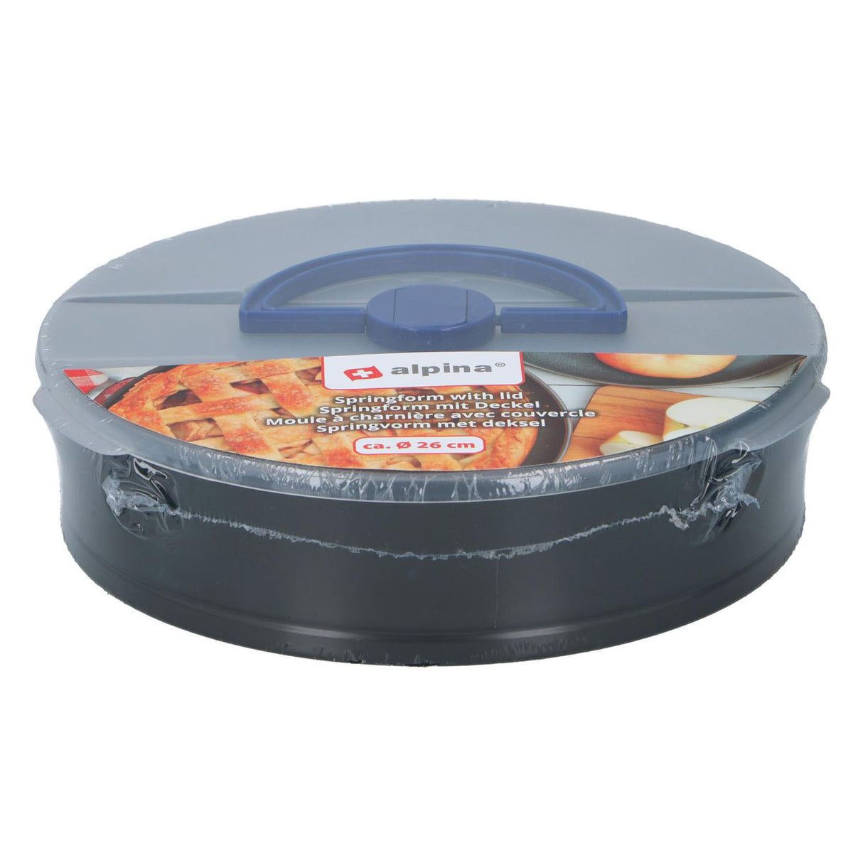 Poêle à charnière Alpina - ø 26 cm - revêtement antiadhésif - avec couvercle