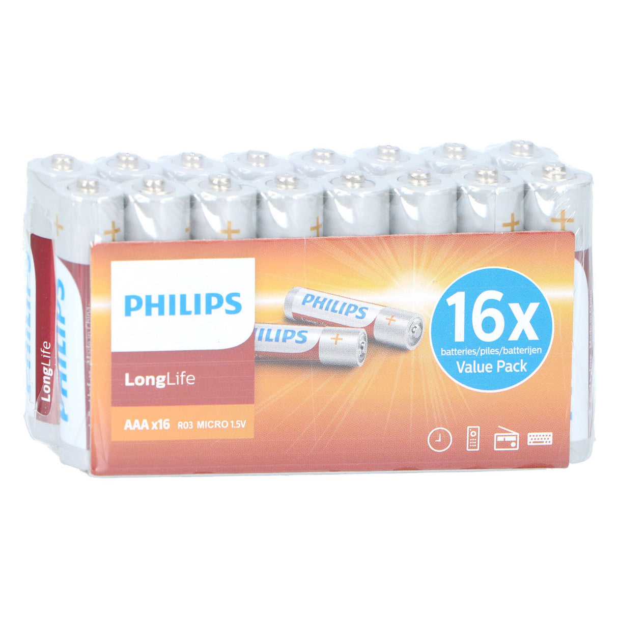 Philips Longlife AAA Battery, 16e.