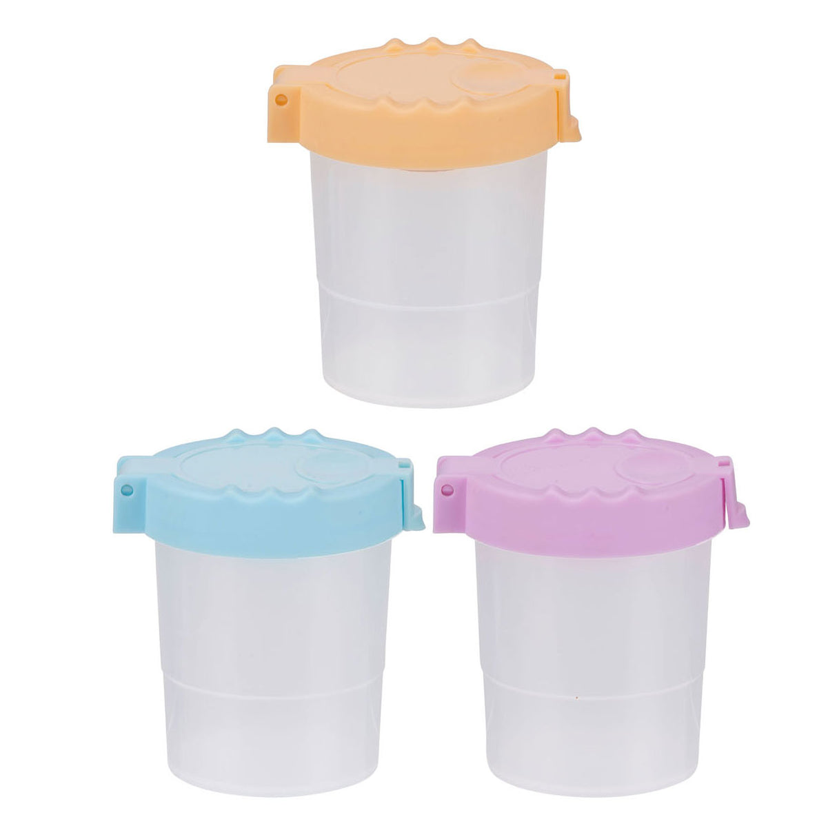 Brush cleaning pot, 3 pcs.