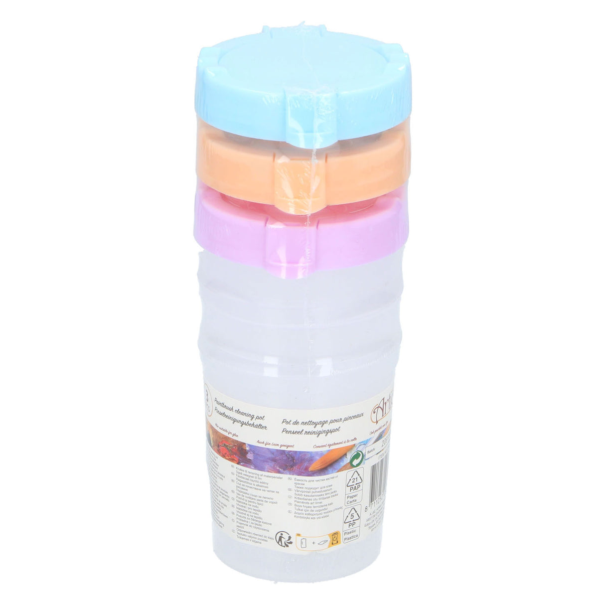 Brush cleaning pot, 3 pcs.