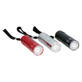 Farbige Aluminium -Taschenlampe 9LED