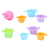 Bath cups Animals, 4dlg.