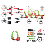 Racebaan Looping met Pull-back 360 Auto, 32dlg.