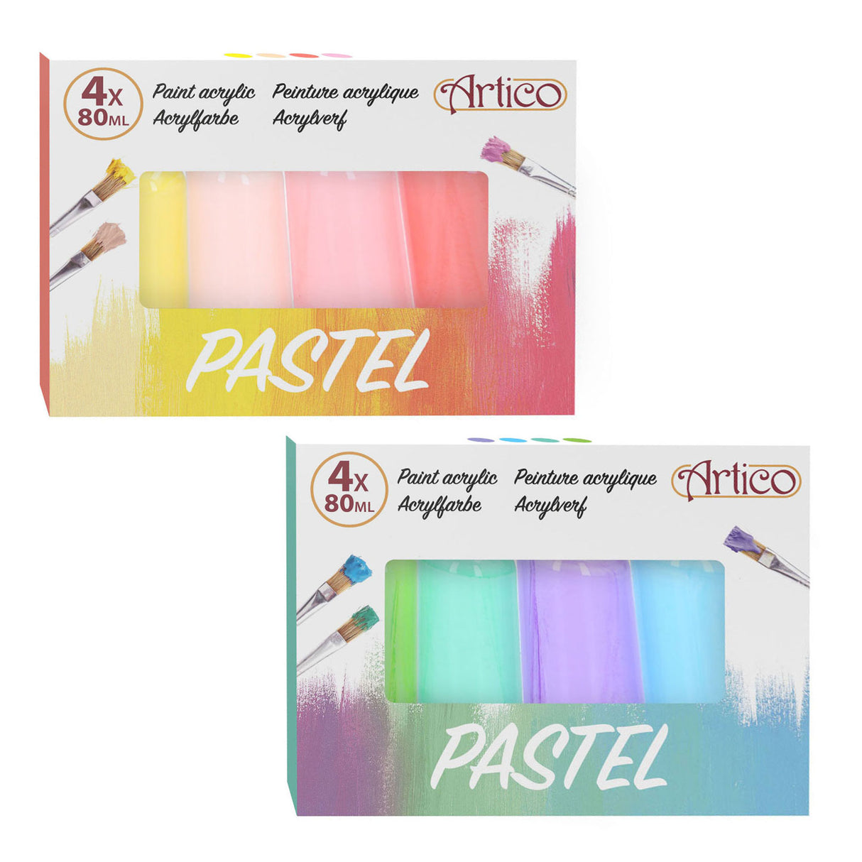 Pastel Acrylic Paint Pastel, 4DLG.