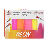 NEON di vernice acrilica, 4dlg.