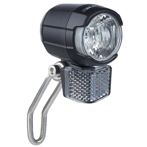 Buchel Shiny 50D LED E-bike Headlight 50 Lux 6-48 Volt+Daylight Function