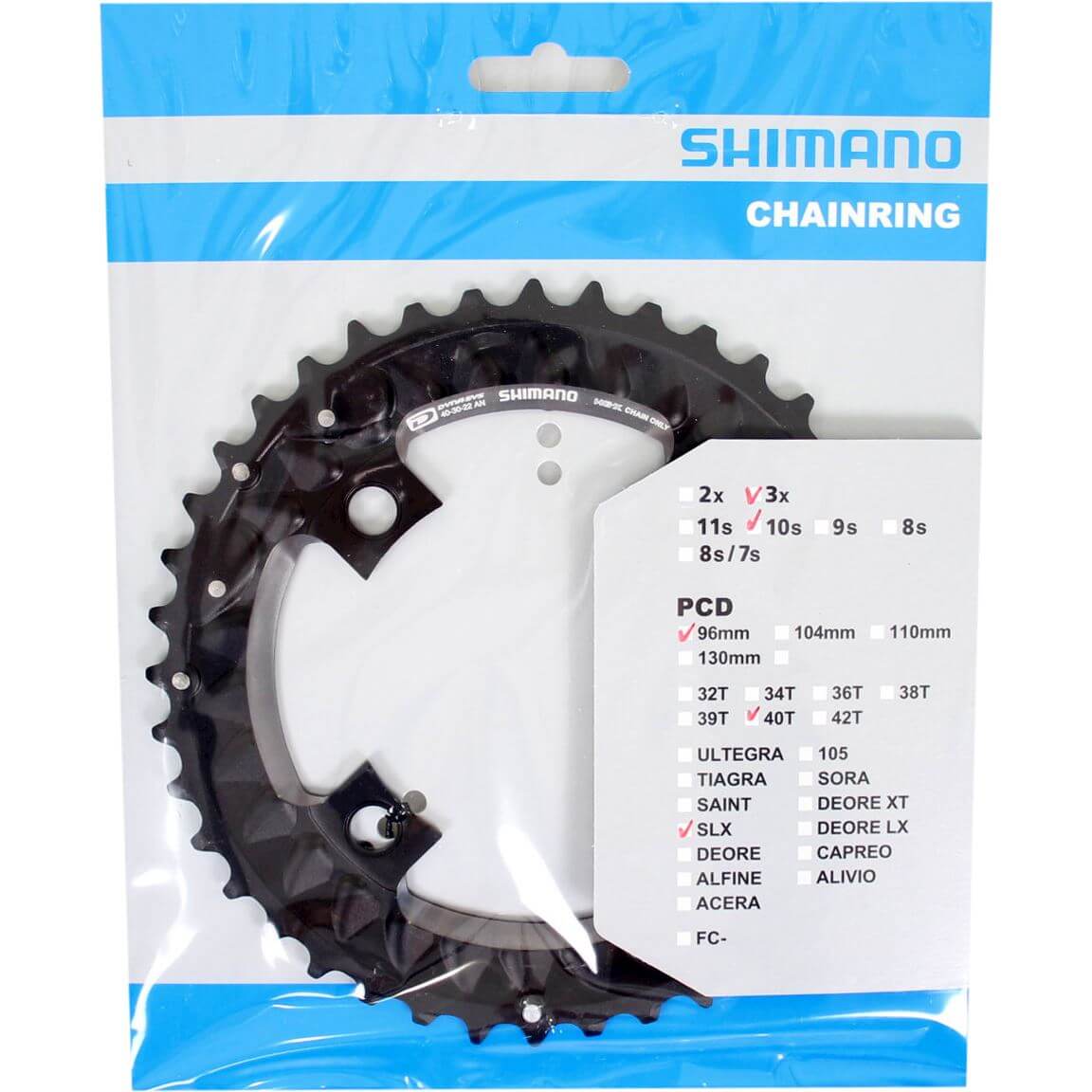 Shimano Kette Top SlX 10V 40t Y1VE98010 M7000