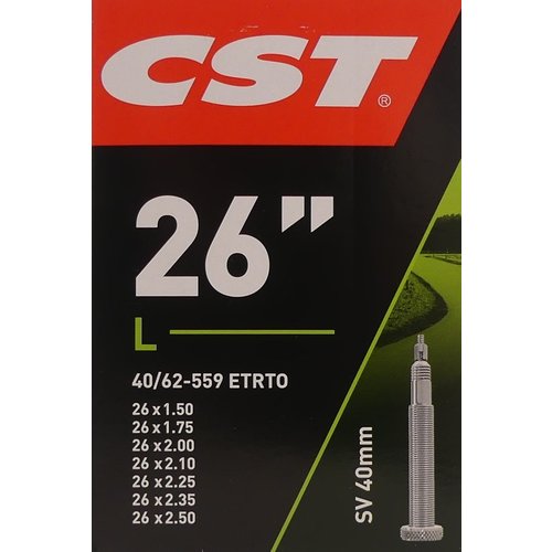 CST Inner Tube SV13 26 pouces 40 62-559 SV 48 mm 071305