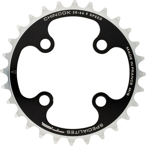 Chinook chainring, 4-arm, inner, 64mm bolt circle diameter