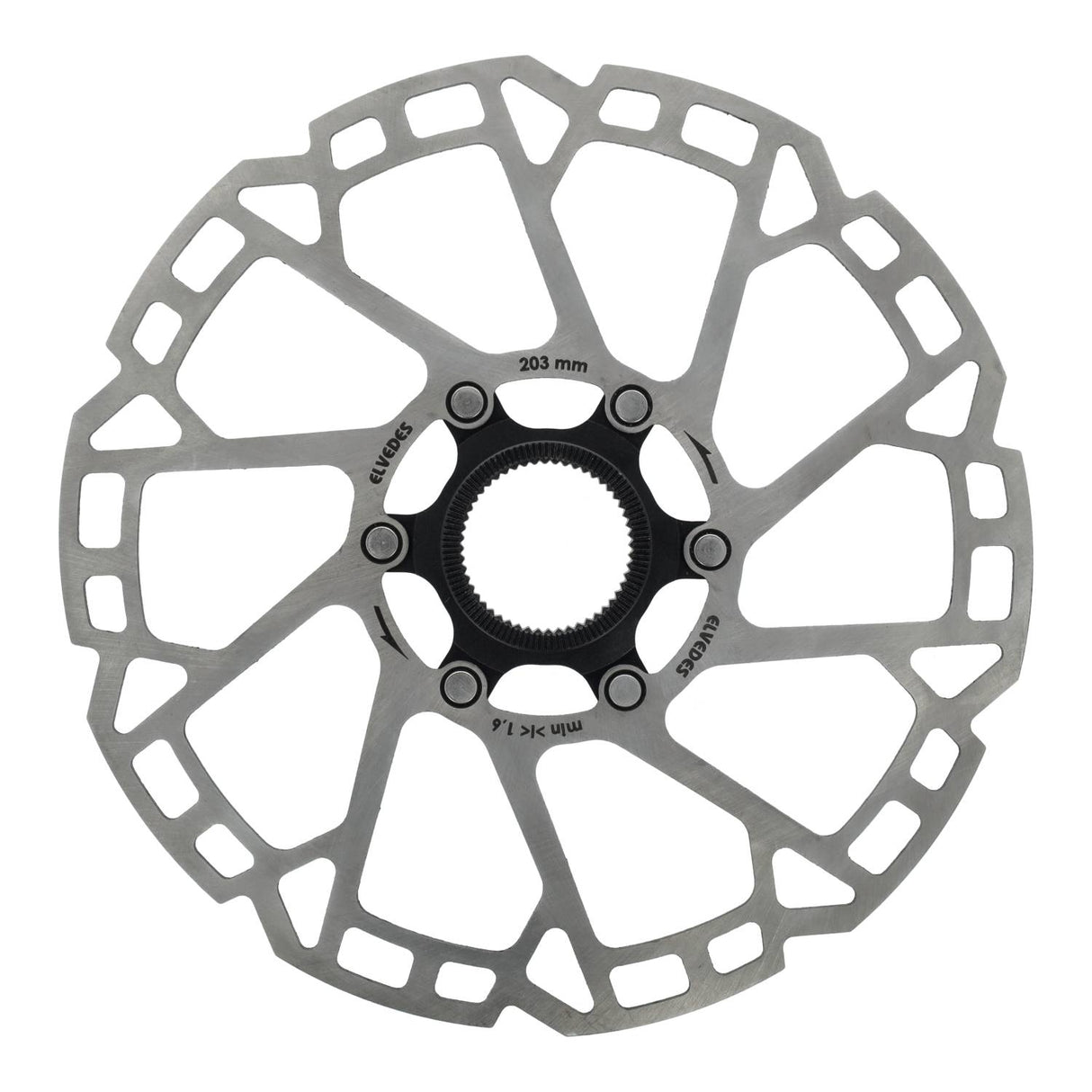 Elvedes bromsskiva mittlock Ø203mm t = 1,8 mm