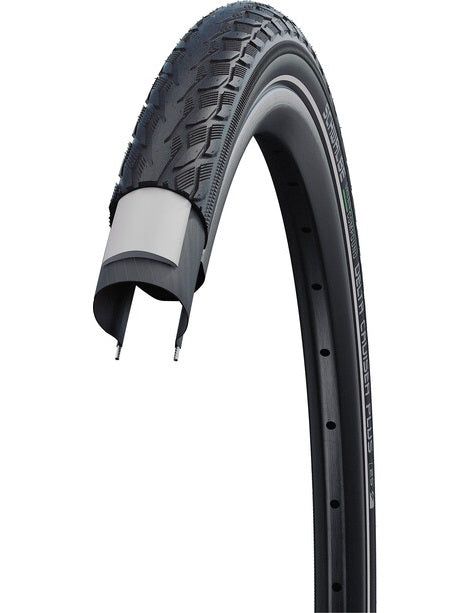 Schwalbe Buitenband Schwalbe Cruiser Plus PunctureGuard 28 x 1.75 47-622mm zwart met reflectie